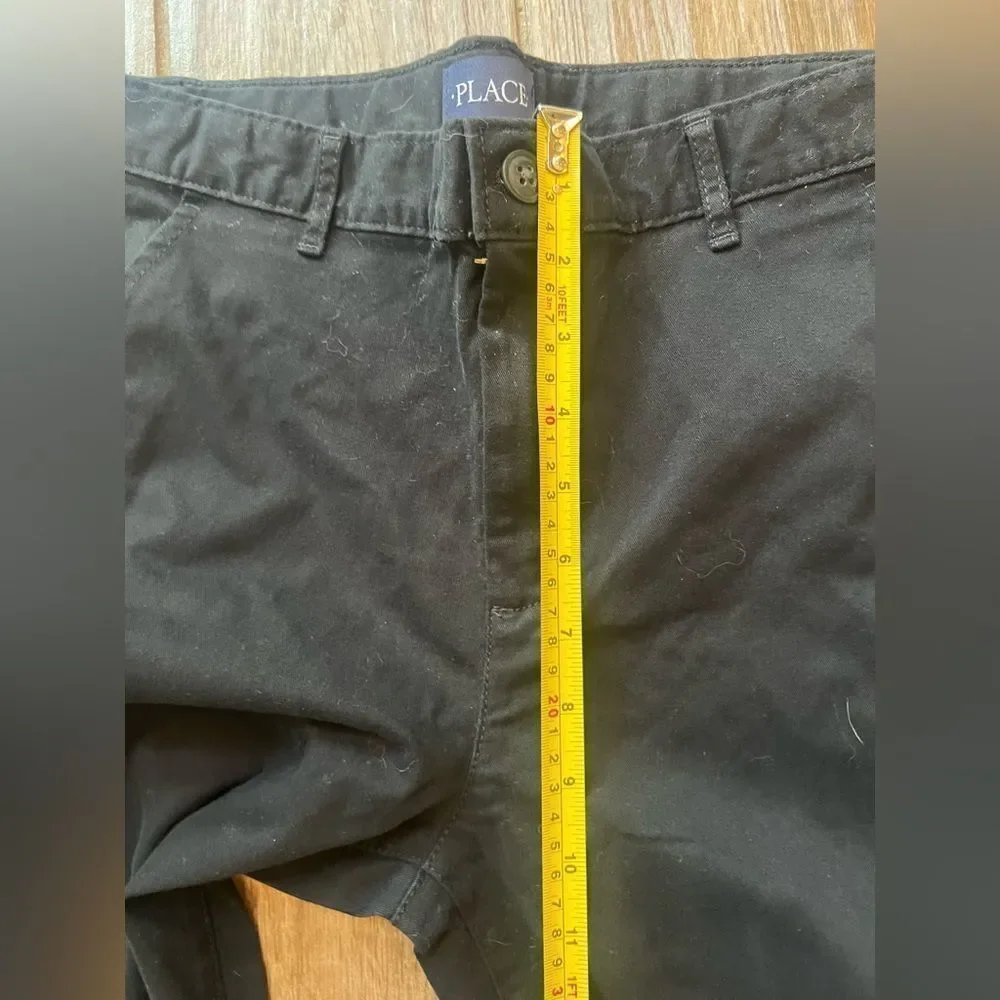 The Children’s‎ Place Girls Uniform Chino Pants Sz 16 Black NWT